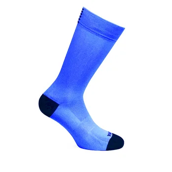 Синие цвета Унисекс Профессиональный бренд Спортивные носки Дышащий шоссейный велосипед Велосипедные носки На открытом воздухе Спорт Гонки Велосипедные носки
