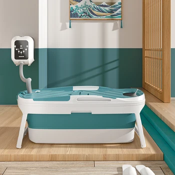 Складная ванна Толстая отдельно стоящая выдвижная ванна для пожилых людей Автоматическая удобная портативная ванна Banheira Adulta CC50YP