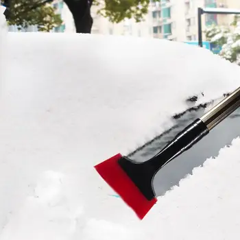 Скребок для льда Инструмент для зимней уборки автомобиля Снегоуборка лобового стекла Стекло автомобиля Инструмент для очистки снега Инструмент для скребка Авто Ледокол Лопата для снега