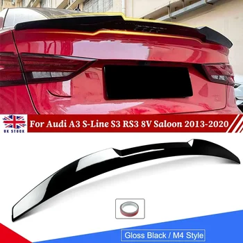 Спойлер заднего багажника для AUDI A3 S3 RS3 (8V) SEDAN 2014-2020 Окрашенный Глянцевый
