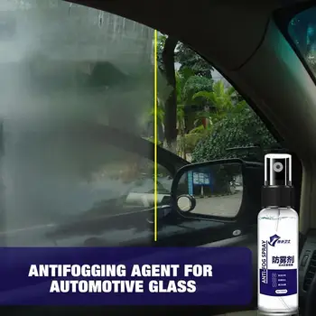 Спрей для покрытия зеркала лобового стекла автомобиля 100 мл Мощный антизапотевающий лак для ухода за краской Жидкий водостойкий спрей для автомобильных окон