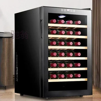 Стеклянный винный шкаф Холодильники Миниатюрный холодильник Органайзер для алкоголя Прозрачная свадебная винная стойка Вертикальная мебель для ресторана Szafka