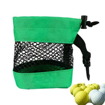Сумка для хранения мячей для гольфа Сетчатая нейлоновая сумка для футболок для гольфа Сумка для гольфа Сумка-органайзер Сумка с сумкой для хранения Портативный чехол для гольфа большой емкости