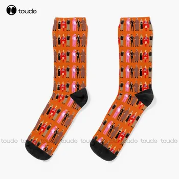 Тот, что с носками на Хэллоуин Костюмы Хэллоуин Носки для мальчиков Персонализированные пользовательские носки унисекс для взрослых подростков и молодежи 360 ° Цифровая печать