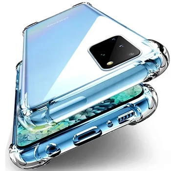 Ударопрочный чехол для телефона для Samsung Galaxy A50 A51 A70 A71 A10 A30 S8 S9 S10 S10e S20 S21 Plus S21 Ultra Силиконовый чехол Задняя крышка