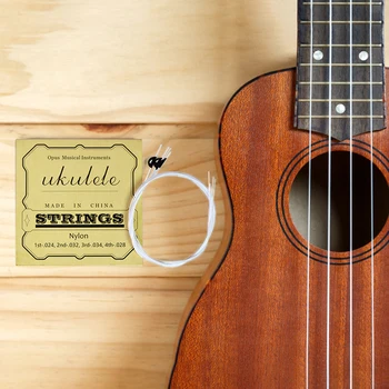 Универсальная укулеле гавайская гитара струны нейлоновые струны 4 шт./компл. Маленькая четырехструнная для музыки Аксессуары для гитары укулеле