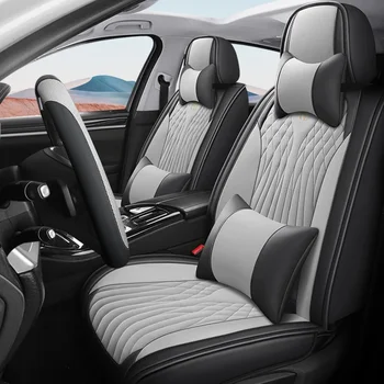 Универсальный чехол на сиденье из искусственной кожи для MG Все модели автомобилей ZS EV GT EHS RX5 MG4 MULAN MG5 MARVEL R MG6 auto Аксессуары для интерьера