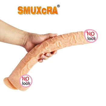 Фаллоимитатор имитирует большой пенис телесного цвета вагинальная пробка Член искусственный пенис секс-игрушка лесбийская мастурбация секс товары для взрослых