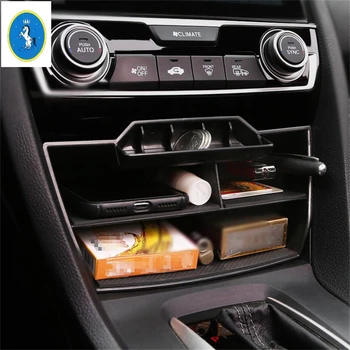  Центральный контроллер Контейнер Держатель Лоток Ящик для хранения Органайзер Автомобильные аксессуары для Honda Civic 2016 - 2020 с USB-удлинительным кабелем