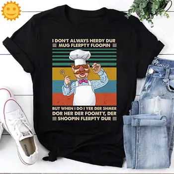 Шведский шеф-повар Я не всегда Херди Дур Винтажная футболка