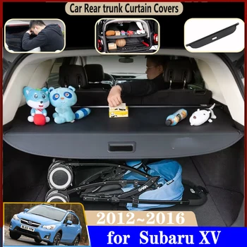 Шторка багажника автомобиля для Subaru XV Crosstrek 2012 ~ 2016 2015 Багажник автомобиля Грузовая задняя шторка Выдвижное пространство Аксессуары для защиты от подглядывания