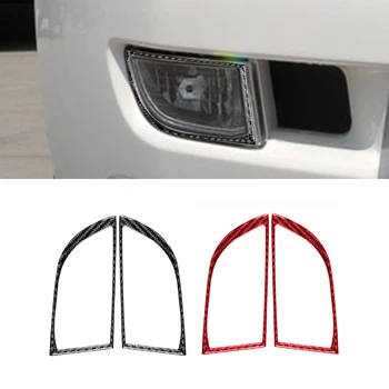  для Toyota Land Cruiser Prado 2010-2018 Автомобильные фары Крышка рамы заднего фонаря Наклейка из углеродного волокна Декоративные аксессуары