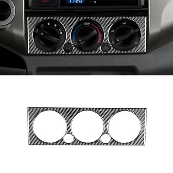  для Toyota Tacoma 2011-2015 Мягкий переключатель кондиционера из углеродного волокна Декоративная панель Замена интерьера