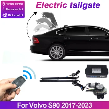  для Volvo S90 2017-2023 Управление багажником Электрическая задняя дверь Автомобильный подъемник Авто Автоматическое открытие багажника Дрифт Привод Комплект Датчик ноги