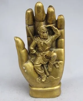 коллекционные украшения для дома резной статуи Будды Рука Обезьяны бесплатная доставка