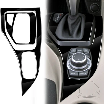  наклейка на крышку панели передач для BMW X1 E84 2011 2012 2013 2014 2015 Автомобильные аксессуары Пластик