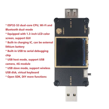 плата для разработки ESP32-S3-USB-OTG с модулем ESP32-S3-Mini-1-N8