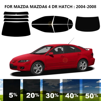 предварительно нарезанная нанокерамика автомобиль УФ тонировка окон комплект автомобильная пленка для окон для MAZDA MAZDA6 4 DR HATCH 2004-2008