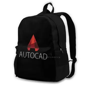 программное обеспечение - Логотип Школьная сумка Рюкзак большой емкости Ноутбук 15 дюймов