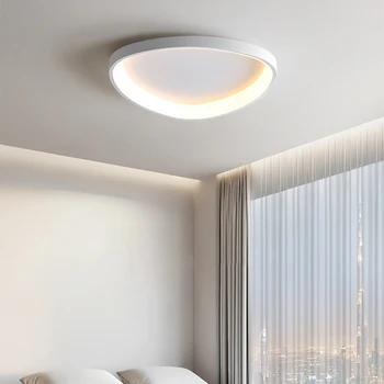 современный минималистичный треугольный потолочный светильник для спальни гостиной проход отеля Черный белый винт для подвески Украшение дома